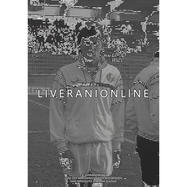 1986 PRIMI PIANI ROSA GIOCATORI NAZIONALE ITALIANA UNDER 21 NELL FOTO PAOLO MALDINI AG ALDO LIVERANI SAS