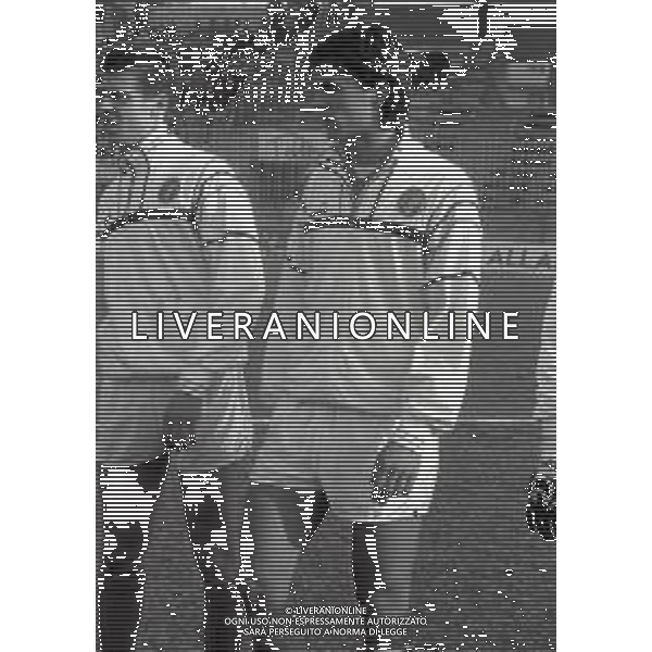 1986 PRIMI PIANI ROSA GIOCATORI NAZIONALE ITALIANA UNDER 21 NELL FOTO PAOLO MALDINI AG ALDO LIVERANI SAS