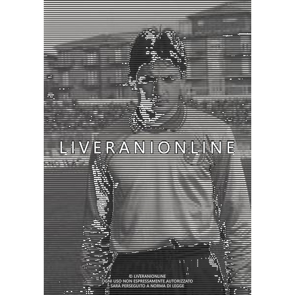 1986 PRIMI PIANI ROSA GIOCATORI NAZIONALE ITALIANA UNDER 21 NELL FOTO GIUSEPPE GATTA AG ALDO LIVERANI SAS