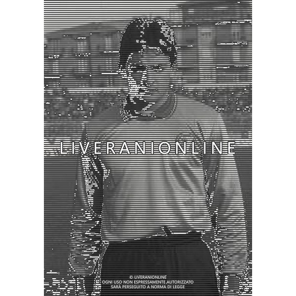 1986 PRIMI PIANI ROSA GIOCATORI NAZIONALE ITALIANA UNDER 21 NELL FOTO GIUSEPPE GATTA AG ALDO LIVERANI SAS