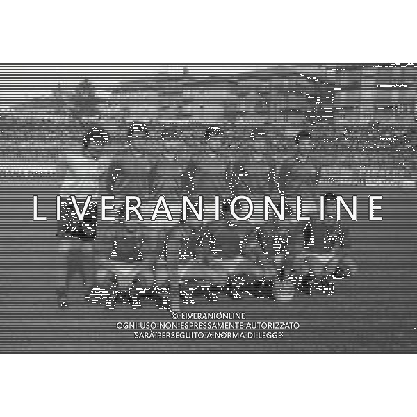 1986 PRIMI PIANI ROSA GIOCATORI NAZIONALE ITALIANA UNDER 21 NELL FOTO FORMAZIONE NAZIONALE ITALIANA UNDER 21 DA SIN IN PIEDI FABRIZIO LORIERI-PAOLO MALDINI-FRANCESCO ZANONCELLI-ROBERTO ONORATI-NICOLA BERTI-STEFANO PIOLI SED DA SIN LORENZO SCARAFONI-ALESSANDRO COSTACURTA-GIUSEPPE GALDERISI-EGIDIO NOTARISTEFANO-CIRO FERRARA AG ALDO LIVERANI SAS
