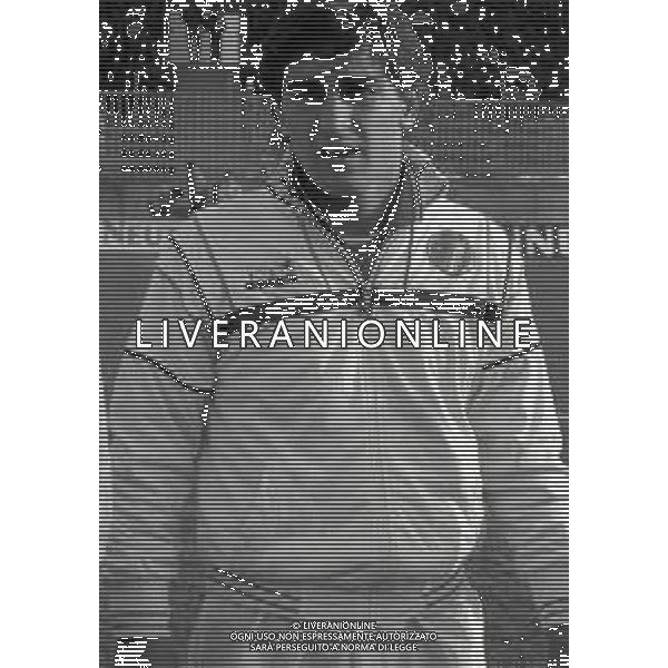 1986 PRIMI PIANI ROSA GIOCATORI NAZIONALE ITALIANA UNDER 21 NELL FOTO GIUSEPPE GALDERISI AG ALDO LIVERANI SAS