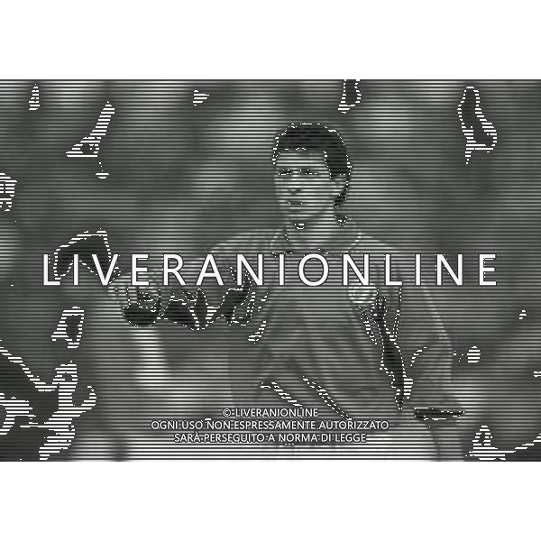 02-12-1987 PIACENZA QUALIFICAZIONE EUROPERO ITALIA UNDER 21-PORTOGALLO UNDER 21 6-0 NELLA FOTO RUGGIERO RIZZITELLI AG ALDO LIVERANI SAS