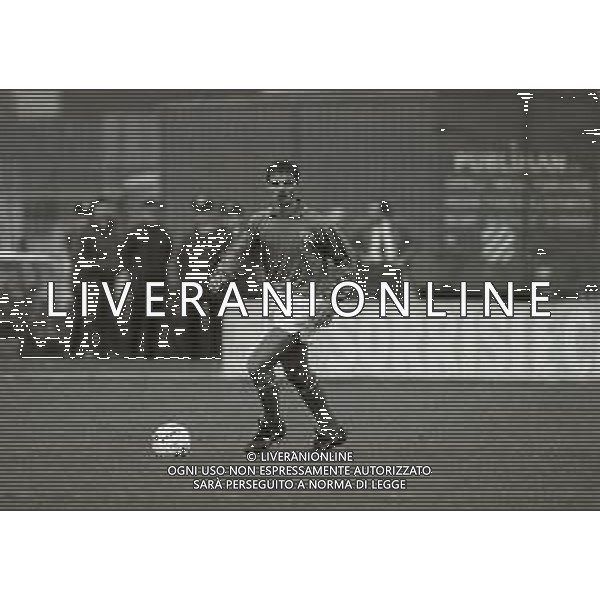 02-12-1987 PIACENZA QUALIFICAZIONE EUROPERO ITALIA UNDER 21-PORTOGALLO UNDER 21 6-0 NELLA FOTO MASSIMO BRAMBATI AG ALDO LIVERANI SAS
