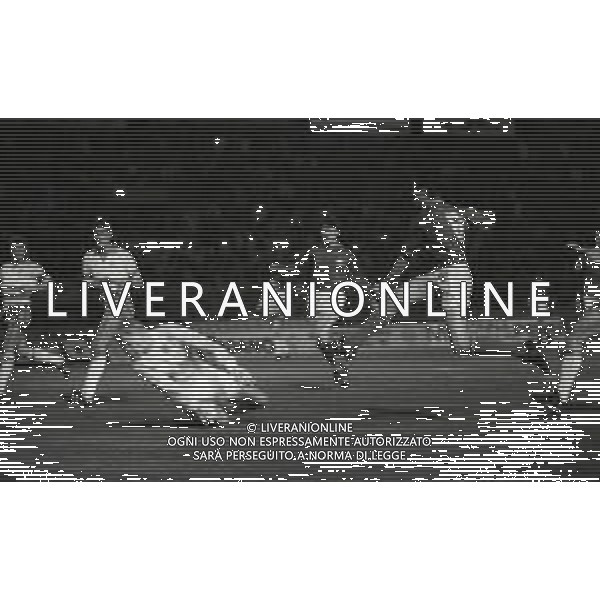 22-02-1989 PISA AMICHEVOLE NAZIONALE ITALIANA-DANIMARCA 1-0 NELLA FOTO AZIONE NICOLA BERTI AG ALDO LIVERANI SAS