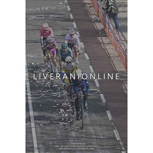 10-04-2022 Amstel Gold Race; 2022, Movistar; 2022, Sport Vlaanderen - Baloise; 2022, Bora - Hansgrohe; 2022, Trek - Segafredo; 2022, Bardiani - Csf Faizane; 2022, Ef Education - Easypost; Jakobs, Johan; Van Poucke, Aaron; Schelling, Ide; Liepins, Emils; Rastelli, Luca; Doull, Owain; Valkenburg Cauberg; ©SIROTTI/AGENZIA ALDO LIVERANI SAS