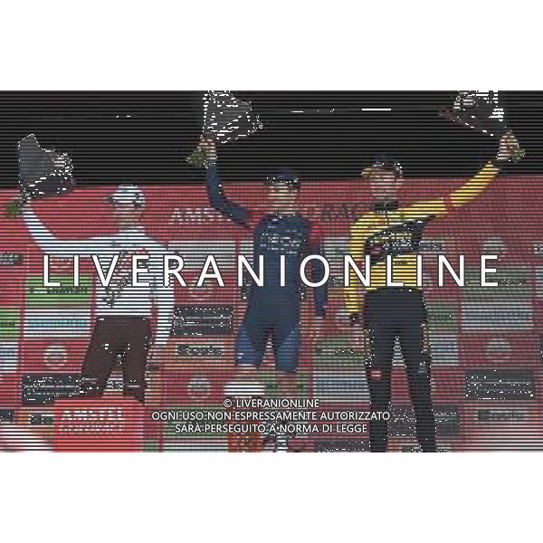 10-04-2022 Amstel Gold Race; 2022, Ineos - Grenadiers; 2022, Ag2r - Citroen; 2022, Jumbo - Visma; Kwiatkowski, Michal; Cosnefroy, Benoit; Benoot, Tiesj; Valkenburg; ©SIROTTI/AGENZIA ALDO LIVERANI SAS