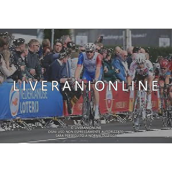10-04-2022 Amstel Gold Race; 2022, Groupama - Fdj; 2022, Ag2r - Citroen; Kung, Stefan; Cosnefroy, Benoit; Valkenburg; ©SIROTTI/AGENZIA ALDO LIVERANI SAS
