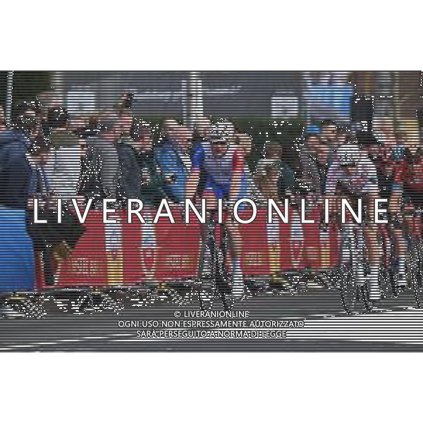 10-04-2022 Amstel Gold Race; 2022, Groupama - Fdj; 2022, Ag2r - Citroen; Kung, Stefan; Cosnefroy, Benoit; Valkenburg; ©SIROTTI/AGENZIA ALDO LIVERANI SAS