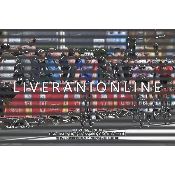 10-04-2022 Amstel Gold Race; 2022, Groupama - Fdj; 2022, Ag2r - Citroen; Kung, Stefan; Cosnefroy, Benoit; Valkenburg; ©SIROTTI/AGENZIA ALDO LIVERANI SAS