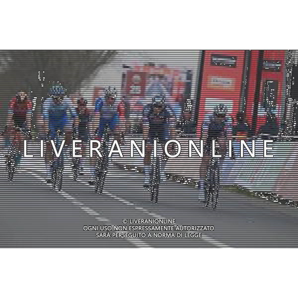 10-04-2022 Amstel Gold Race; 2022, Alpecin - Fenix; 2022, Quick Step - Alpha Vinyl; 2022, Bikeexchange - Jayco; 2022, Groupama - Fdj; Van Der Poel, Mathieu; Asgreen, Kasper; Matthews, Michael; Kung, Stefan; Valkenburg; ©SIROTTI/AGENZIA ALDO LIVERANI SAS