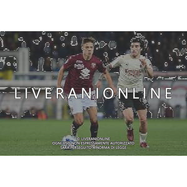 Torino 10.4.2022 Stadio Olimpico Grande Torino ©Alessandro Falzone/Agenzia Aldo Liverani Torino vs Milan Serie A Tim 2021/2022 Nella foto : RICCI E SANDRO TONALI ©FALZONE/AGENZIA ALDO LIVERANI SAS