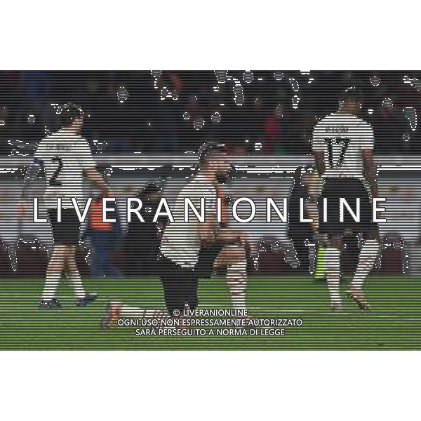 Torino 10.4.2022 Stadio Olimpico Grande Torino ©Alessandro Falzone/Agenzia Aldo Liverani Torino vs Milan Serie A Tim 2021/2022 Nella foto : DELUSIONE MILAN A FINE GARA - OLIVIER GIROUD ©FALZONE/AGENZIA ALDO LIVERANI SAS