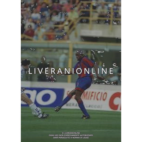 30-09-1999 BOLOGNA- COPPA UEFA BOLOGNA ZENIT SAN PIETROBURGO 2-2 NELLA FOTO LUCIANO AG ALDO LIVERANI SAS