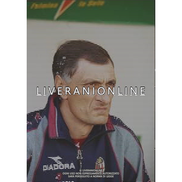 30-09-1999 BOLOGNA- COPPA UEFA BOLOGNA ZENIT SAN PIETROBURGO 2-2 NELLA FOTO SERGIO BUSO ALLENATORE BOLOGNA CALCIO AG ALDO LIVERANI SAS