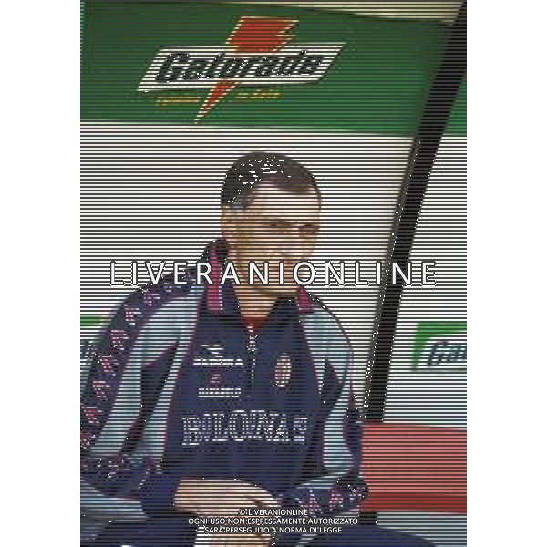 30-09-1999 BOLOGNA- COPPA UEFA BOLOGNA ZENIT SAN PIETROBURGO 2-2 NELLA FOTO SERGIO BUSO ALLENATORE BOLOGNA CALCIO AG ALDO LIVERANI SAS