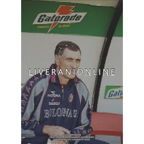 30-09-1999 BOLOGNA- COPPA UEFA BOLOGNA ZENIT SAN PIETROBURGO 2-2 NELLA FOTO SERGIO BUSO ALLENATORE BOLOGNA CALCIO AG ALDO LIVERANI SAS