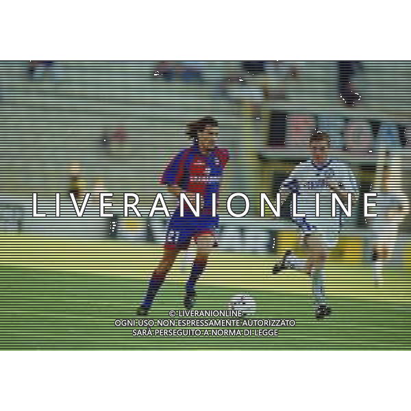 30-09-1999 BOLOGNA- COPPA UEFA BOLOGNA ZENIT SAN PIETROBURGO 2-2 NELLA FOTO JONATAN BINOTTO AG ALDO LIVERANI SAS