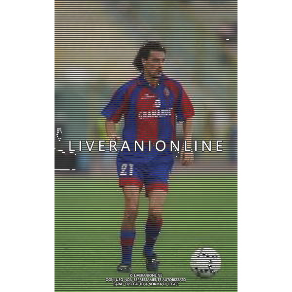 30-09-1999 BOLOGNA- COPPA UEFA BOLOGNA ZENIT SAN PIETROBURGO 2-2 NELLA FOTO JONATAN BINOTTO AG ALDO LIVERANI SAS