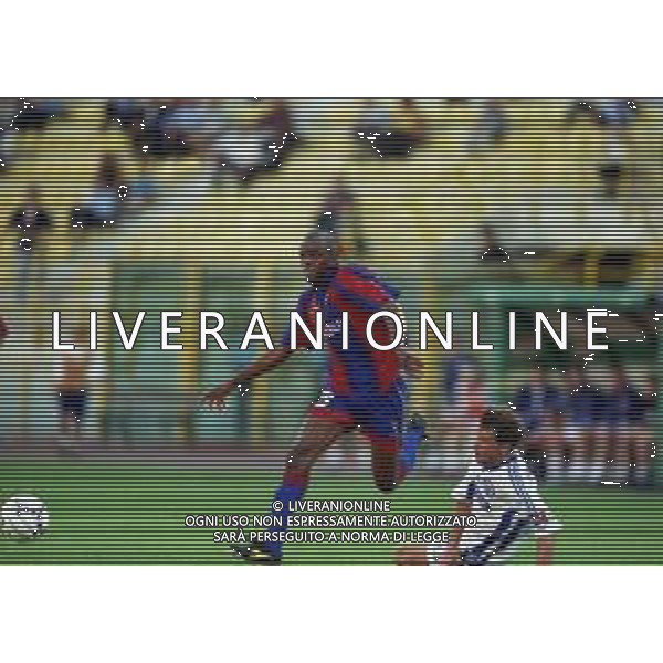 30-09-1999 BOLOGNA- COPPA UEFA BOLOGNA ZENIT SAN PIETROBURGO 2-2 NELLA FOTO LUCIANO AG ALDO LIVERANI SAS