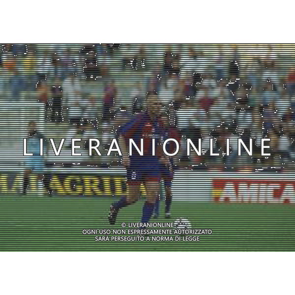 30-09-1999 BOLOGNA- COPPA UEFA BOLOGNA ZENIT SAN PIETROBURGO 2-2 NELLA FOTO KLAS INGESSON AG ALDO LIVERANI SAS