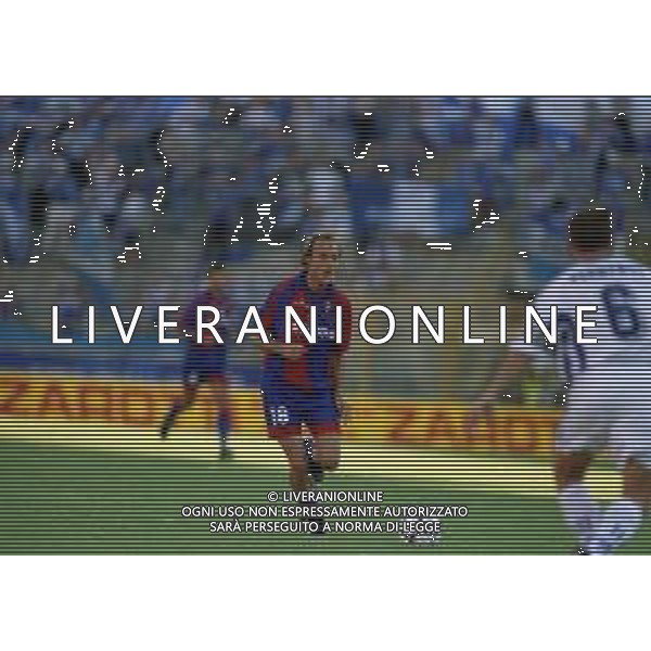 30-09-1999 BOLOGNA- COPPA UEFA BOLOGNA ZENIT SAN PIETROBURGO 2-2 NELLA FOTO DAVIDE FONTOLAN AG ALDO LIVERANI SAS