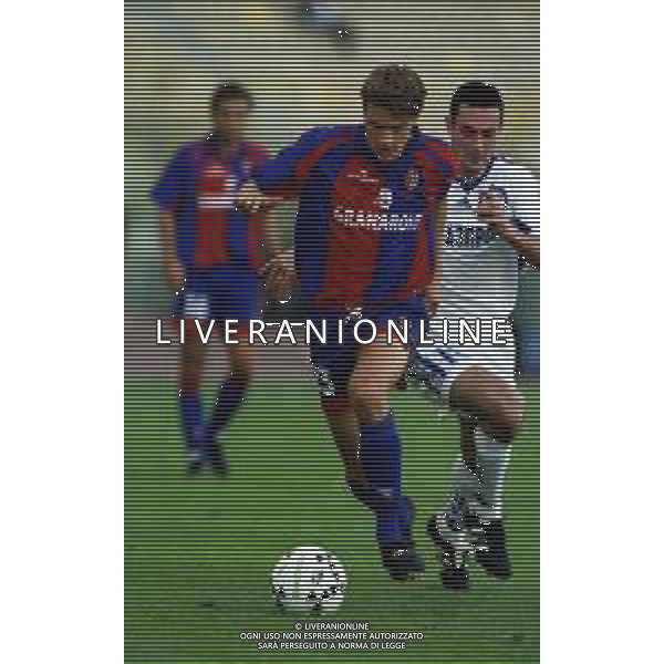 30-09-1999 BOLOGNA- COPPA UEFA BOLOGNA ZENIT SAN PIETROBURGO 2-2 NELLA FOTO AZIONE DI GIOCO AG ALDO LIVERANI SAS
