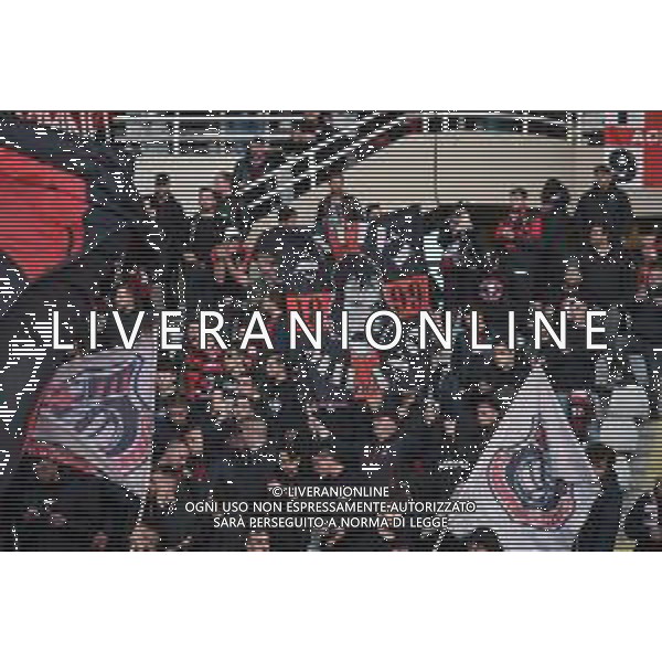 Torino 10.4.2022 Stadio Olimpico Grande Torino ©Alessandro Falzone/Agenzia Aldo Liverani Torino vs Milan Serie A Tim 2021/2022 Nella foto : Tifosi del Milan ©FALZONE/AGENZIA ALDO LIVERANI SAS