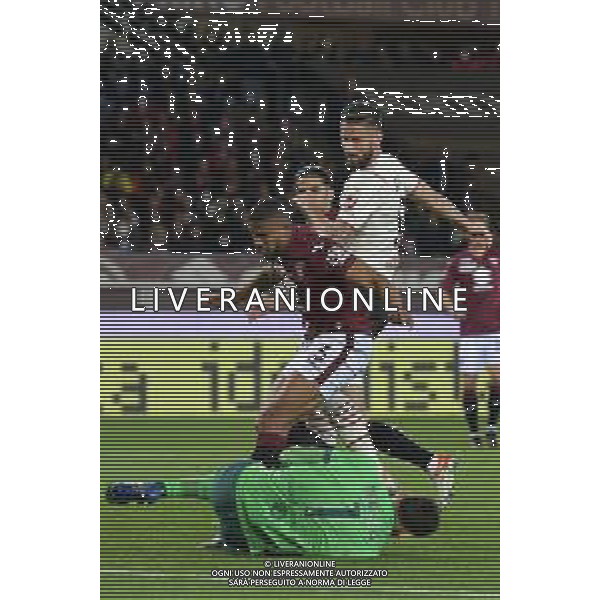 Torino 10.4.2022 Stadio Olimpico Grande Torino ©Alessandro Falzone/Agenzia Aldo Liverani Torino vs Milan Serie A Tim 2021/2022 Nella foto : Etrit Berisha-Bremer-Olivier Giroud ©FALZONE/AGENZIA ALDO LIVERANI SAS