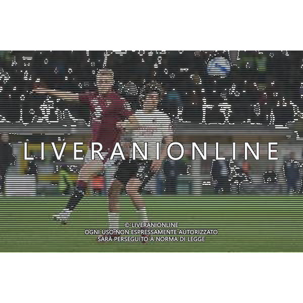 Torino 10.4.2022 Stadio Olimpico Grande Torino ©Alessandro Falzone/Agenzia Aldo Liverani Torino vs Milan Serie A Tim 2021/2022 Nella foto : Tommaso Pobega-Sandro Tonali ©FALZONE/AGENZIA ALDO LIVERANI SAS