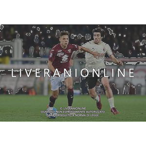 Torino 10.4.2022 Stadio Olimpico Grande Torino ©Alessandro Falzone/Agenzia Aldo Liverani Torino vs Milan Serie A Tim 2021/2022 Nella foto : Sandro Tonali-Samuele Ricci ©FALZONE/AGENZIA ALDO LIVERANI SAS