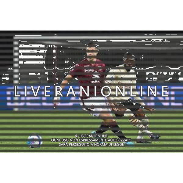 Torino 10.4.2022 Stadio Olimpico Grande Torino ©Alessandro Falzone/Agenzia Aldo Liverani Torino vs Milan Serie A Tim 2021/2022 Nella foto : Pietro Pellegri-Fikayo Tomori ©FALZONE/AGENZIA ALDO LIVERANI SAS