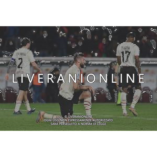 Torino 10.4.2022 Stadio Olimpico Grande Torino ©Alessandro Falzone/Agenzia Aldo Liverani Torino vs Milan Serie A Tim 2021/2022 Nella foto : Delusione di Olivier Giroud ©FALZONE/AGENZIA ALDO LIVERANI SAS