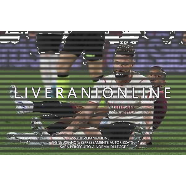 Torino 10.4.2022 Stadio Olimpico Grande Torino ©Alessandro Falzone/Agenzia Aldo Liverani Torino vs Milan Serie A Tim 2021/2022 Nella foto : Olivier Giroud-Bremer ©FALZONE/AGENZIA ALDO LIVERANI SAS