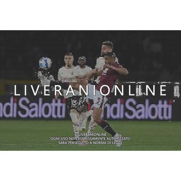 Torino 10.4.2022 Stadio Olimpico Grande Torino ©Alessandro Falzone/Agenzia Aldo Liverani Torino vs Milan Serie A Tim 2021/2022 Nella foto : Bremer-Olivier Giroud ©FALZONE/AGENZIA ALDO LIVERANI SAS