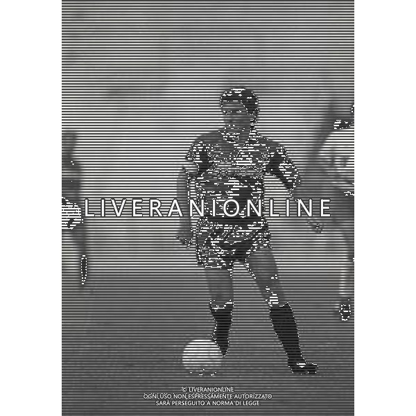 23-08-1989 BOLOGNA PRIMO TURNO DI COPPA ITALIA BOLOGNA-TRIESTINA 2-0 NELLA FOTO ERALDO PECCI AG ALDO LIVERANI SAS