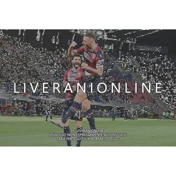 BOLOGNA - SAMPDORIA CAMPIONATO CALCIO SERIE A TIM 11.04.2022 NELLA FOTO ESULTANZA DOPO IL GOAL DI MARKO ARNAUTOVIC ©VILLANI/AGENZIA ALDO LIVERANI SAS