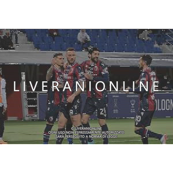 BOLOGNA - SAMPDORIA CAMPIONATO CALCIO SERIE A TIM 11.04.2022 NELLA FOTO ESULTANZA DOPO IL GOAL DI MARKO ARNAUTOVIC ©VILLANI/AGENZIA ALDO LIVERANI SAS