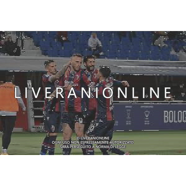 BOLOGNA - SAMPDORIA CAMPIONATO CALCIO SERIE A TIM 11.04.2022 NELLA FOTO ESULTANZA DOPO IL GOAL DI MARKO ARNAUTOVIC ©VILLANI/AGENZIA ALDO LIVERANI SAS