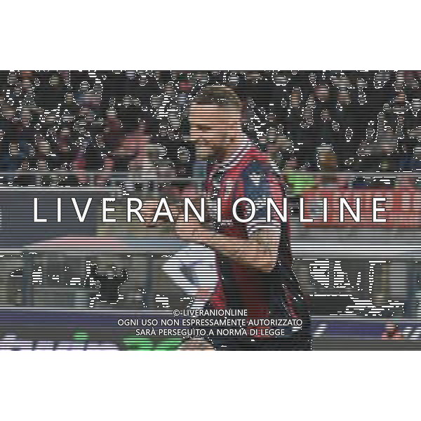 BOLOGNA - SAMPDORIA CAMPIONATO CALCIO SERIE A TIM 11.04.2022 NELLA FOTO ESULTANZA DOPO IL GOL DI MARKO ARNAUTOVIC ©VILLANI/AGENZIA ALDO LIVERANI SAS