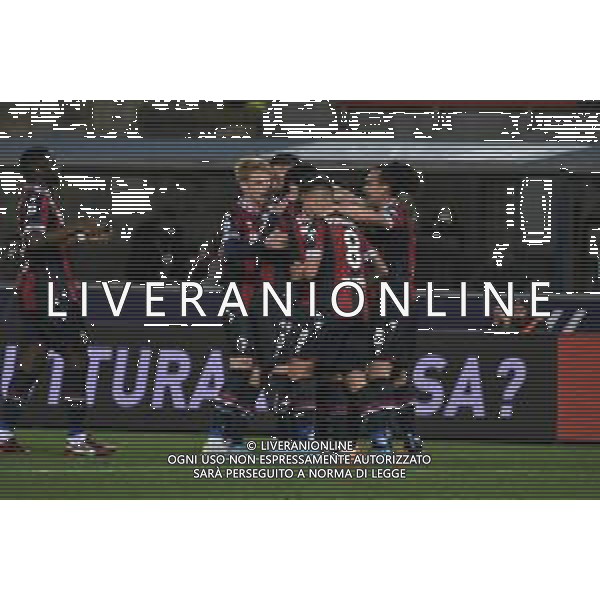 BOLOGNA - SAMPDORIA CAMPIONATO CALCIO SERIE A TIM 11.04.2022 NELLA FOTO ESULTANZA DOPO IL SECONDO GOL DI MARKO ARNAUTOVIC ©VILLANI/AGENZIA ALDO LIVERANI SAS