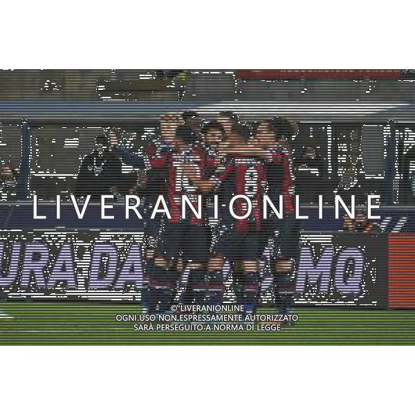 BOLOGNA - SAMPDORIA CAMPIONATO CALCIO SERIE A TIM 11.04.2022 NELLA FOTO ESULTANZA DOPO IL SECONDO GOL DI MARKO ARNAUTOVIC ©VILLANI/AGENZIA ALDO LIVERANI SAS