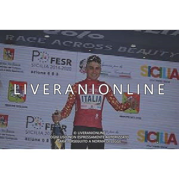 12-04-2022 Giro Di Sicilia; Tappa 01 Milazzo - Bagheria; 2022, Gazprom - Rusvelo; Malucelli, Matteo; Bagheria; ©SIROTTI/AGENZIA ALDO LIVERANI SAS