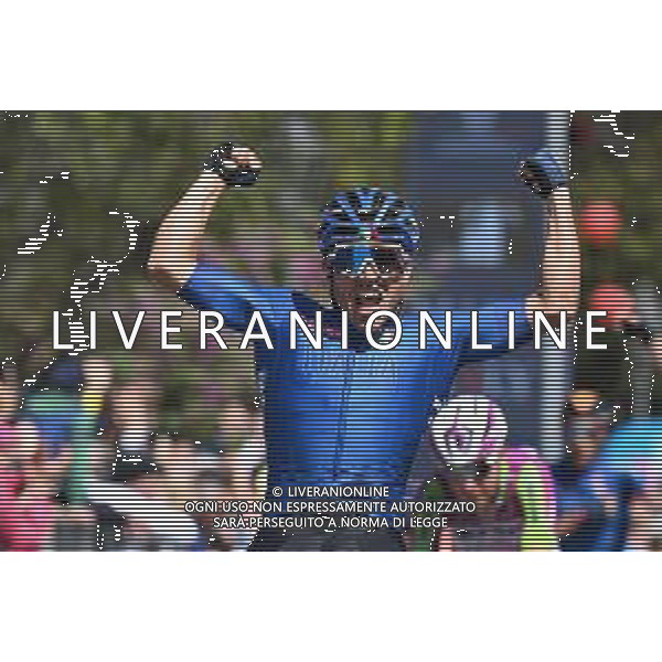 12-04-2022 Giro Di Sicilia; Tappa 01 Milazzo - Bagheria; 2022, Gazprom - Rusvelo; Malucelli, Matteo; Bagheria; ©SIROTTI/AGENZIA ALDO LIVERANI SAS