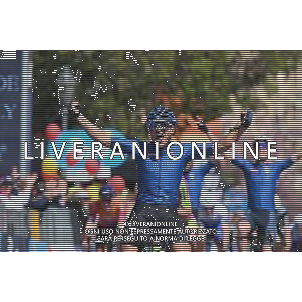 12-04-2022 Giro Di Sicilia; Tappa 01 Milazzo - Bagheria; 2022, Gazprom - Rusvelo; Malucelli, Matteo; Bagheria; ©SIROTTI/AGENZIA ALDO LIVERANI SAS