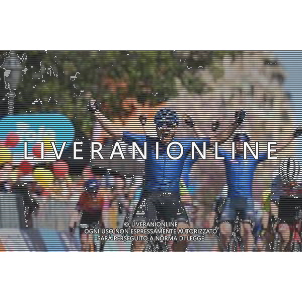 12-04-2022 Giro Di Sicilia; Tappa 01 Milazzo - Bagheria; 2022, Gazprom - Rusvelo; Malucelli, Matteo; Bagheria; ©SIROTTI/AGENZIA ALDO LIVERANI SAS