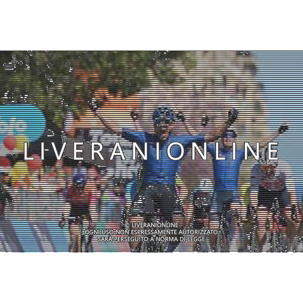 12-04-2022 Giro Di Sicilia; Tappa 01 Milazzo - Bagheria; 2022, Gazprom - Rusvelo; Malucelli, Matteo; Bagheria; ©SIROTTI/AGENZIA ALDO LIVERANI SAS