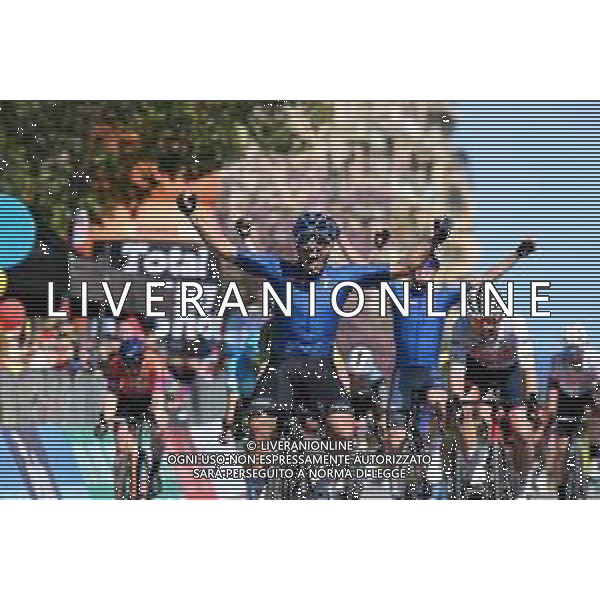 12-04-2022 Giro Di Sicilia; Tappa 01 Milazzo - Bagheria; 2022, Gazprom - Rusvelo; Malucelli, Matteo; Bagheria; ©SIROTTI/AGENZIA ALDO LIVERANI SAS
