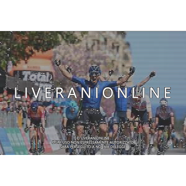 12-04-2022 Giro Di Sicilia; Tappa 01 Milazzo - Bagheria; 2022, Gazprom - Rusvelo; Malucelli, Matteo; Bagheria; ©SIROTTI/AGENZIA ALDO LIVERANI SAS