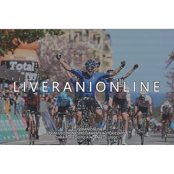 12-04-2022 Giro Di Sicilia; Tappa 01 Milazzo - Bagheria; 2022, Gazprom - Rusvelo; Malucelli, Matteo; Bagheria; ©SIROTTI/AGENZIA ALDO LIVERANI SAS